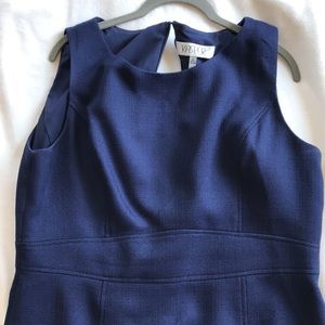 Kasper navy tweed sheath dress size 12